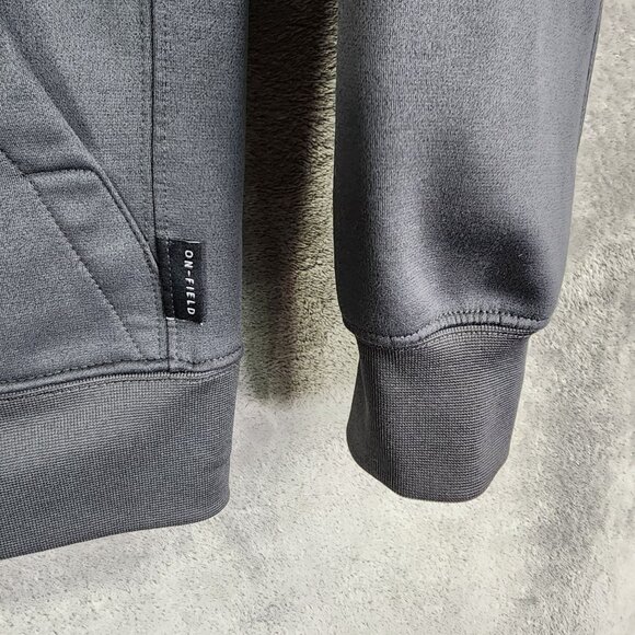 Mens Red Gray Nike Dri-Fit Arkansas Razorbacks Hoodie Sweatshirt Long Sleeve M - Picture 3 of 10